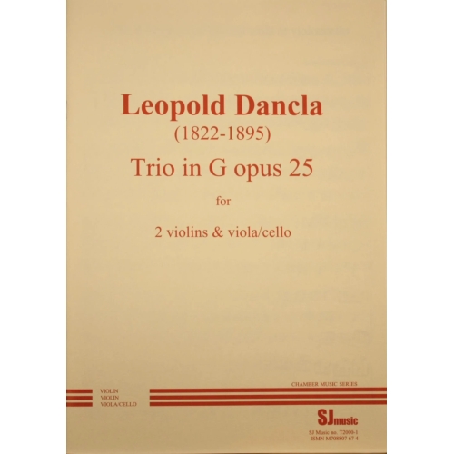 Dancla: Trio, opus 25 in G