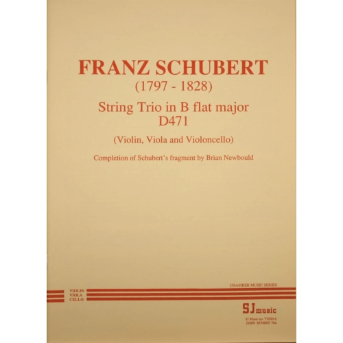 Schubert: String Trio, D471