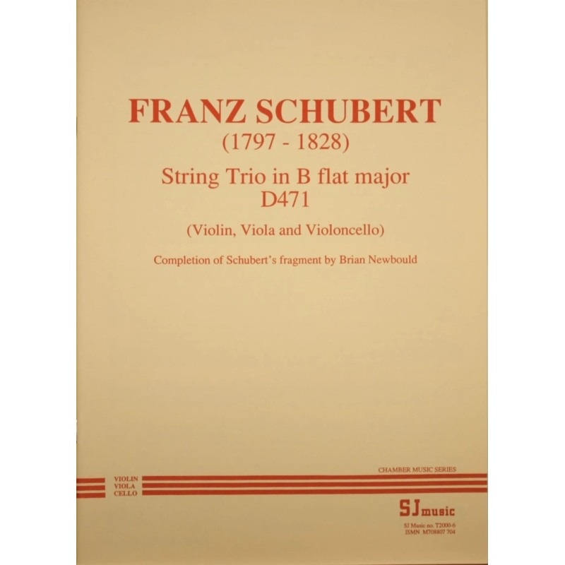 Schubert: String Trio, D471