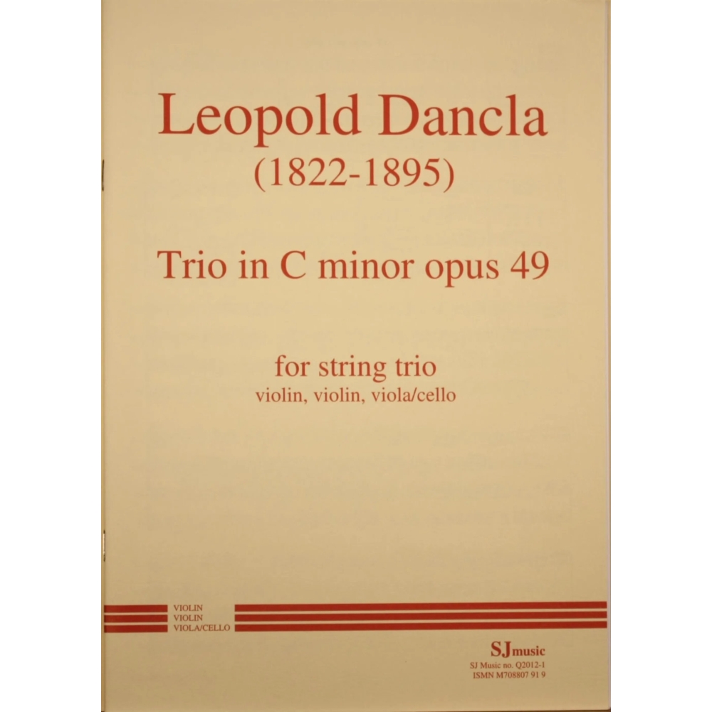 Dancla: Trio, opus 49 in C minor