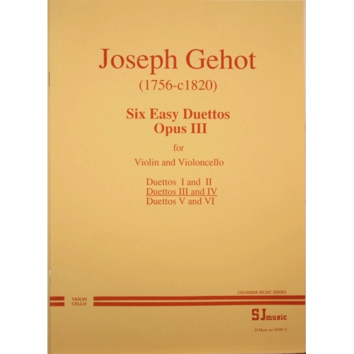 Gehot: Duets, opus 3 nos. 3-4