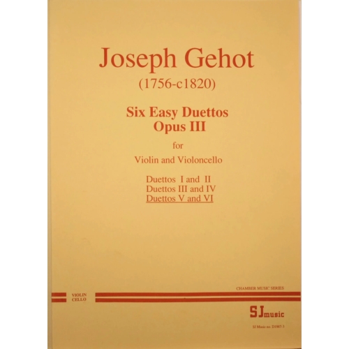 Gehot: Duets, opus 3 nos. 5-6