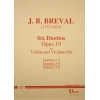 Bréval: Duets, opus 19 nos. 3-4