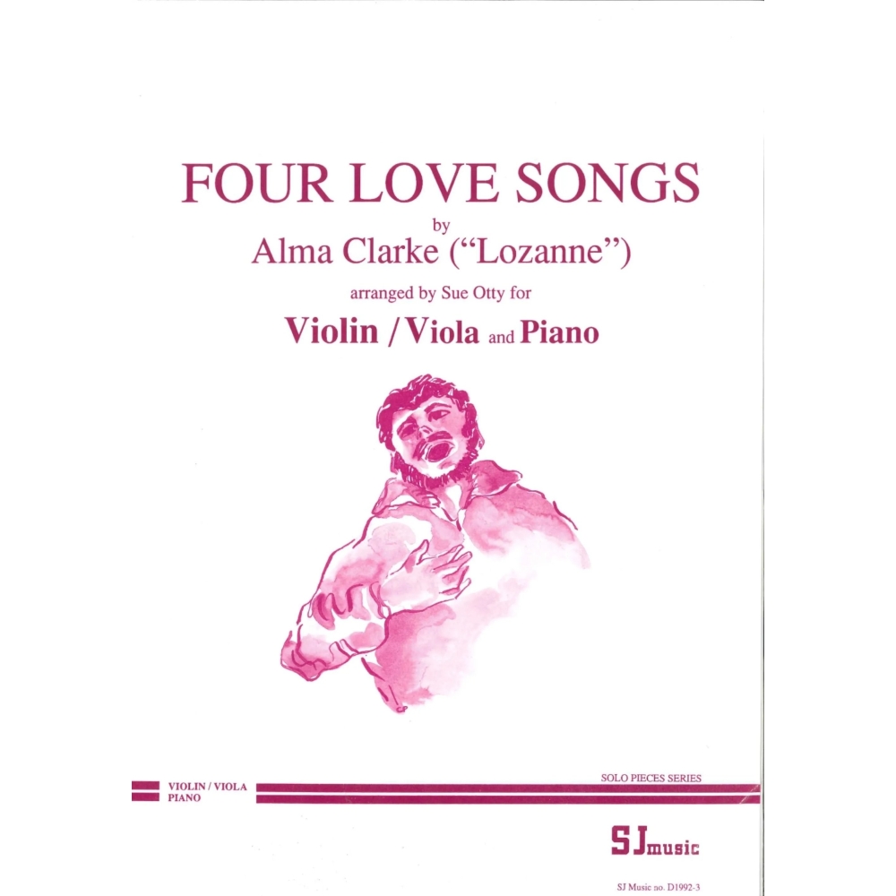 Clarke: Four Love Songs (violin or viola)