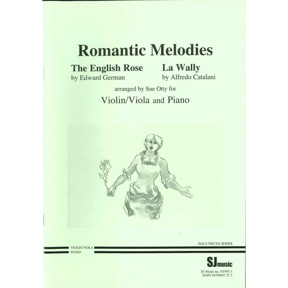 Catalani & German: Romantic Melodies (English Rose, La Wally) (violin or viola)