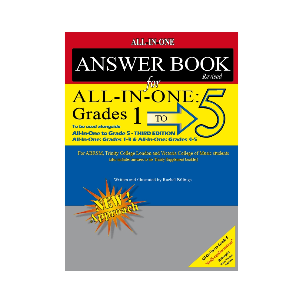 All In One Music Theory Answer Book Grades 1-5