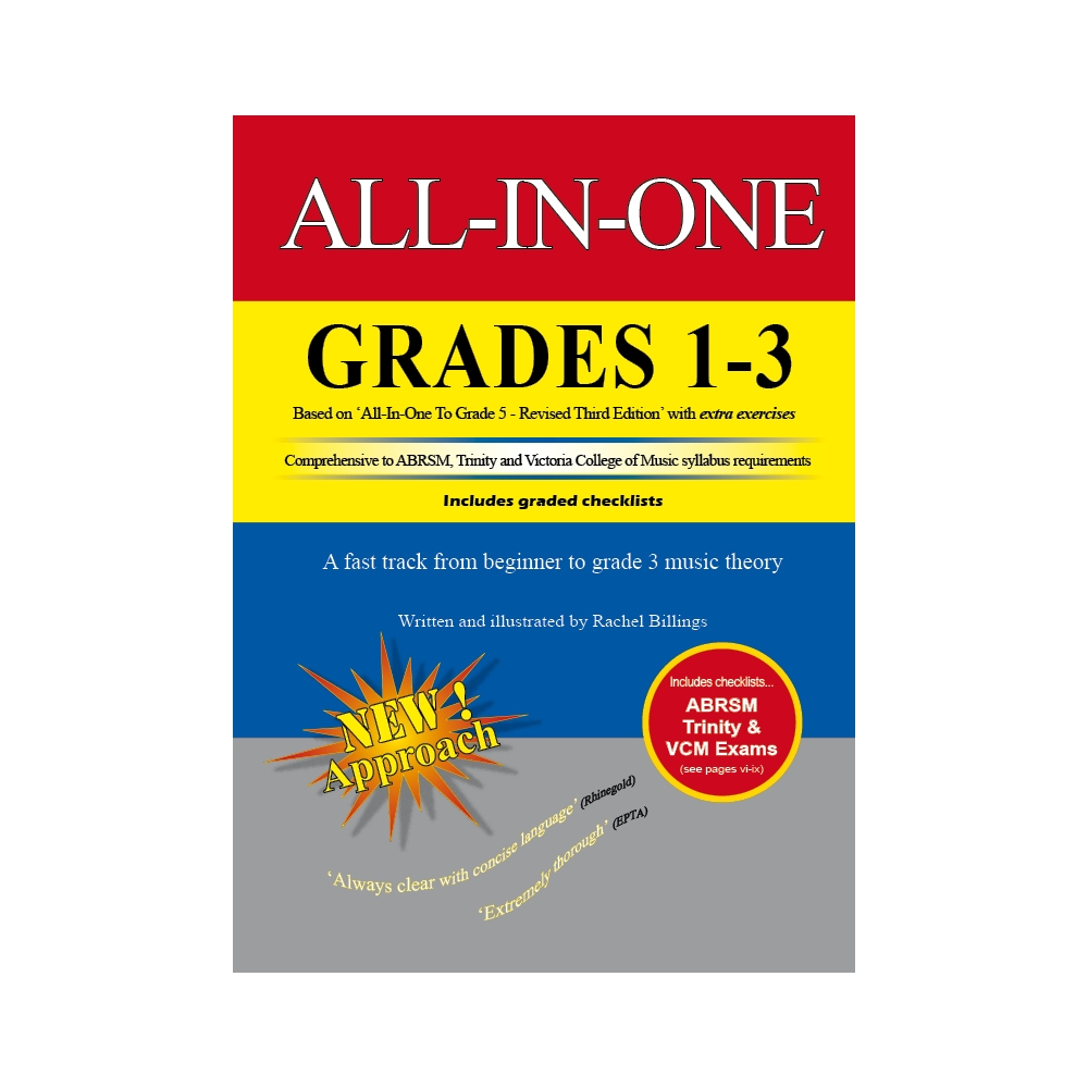All In One Grades 1 to 3 Music Theory