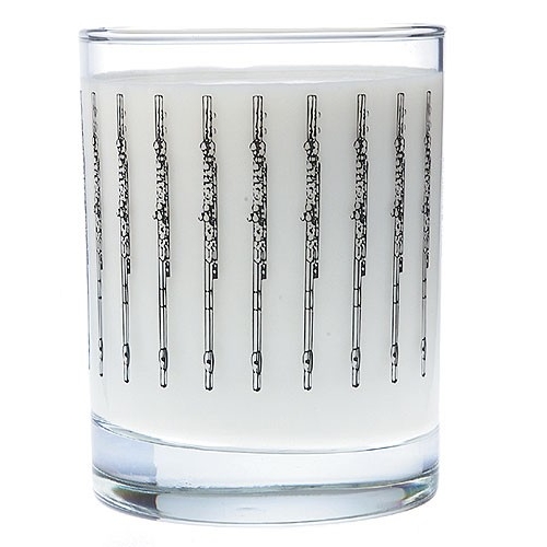 Clear Glass Tumbler: Flute