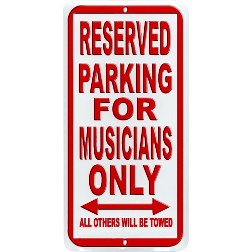 Parking Sign Musicians