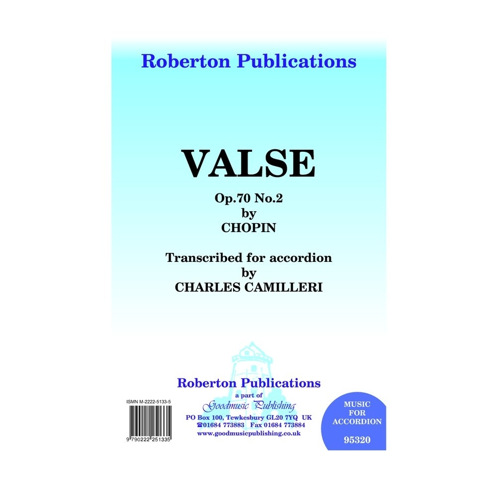 Chopin - Valse Op.70 No.2 (Tr.camilleri)