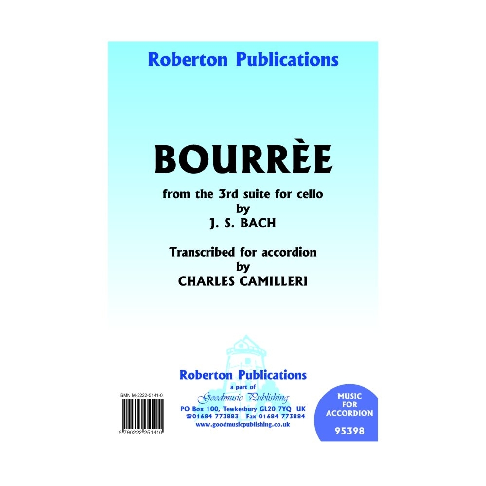 Bach, J.S - Bourree (from Cello Suite 3)