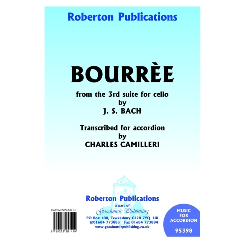 Bach, J.S - Bourree (from Cello Suite 3)