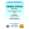 Bruch - Three Songs Op.6/2 Lane/Frischmann