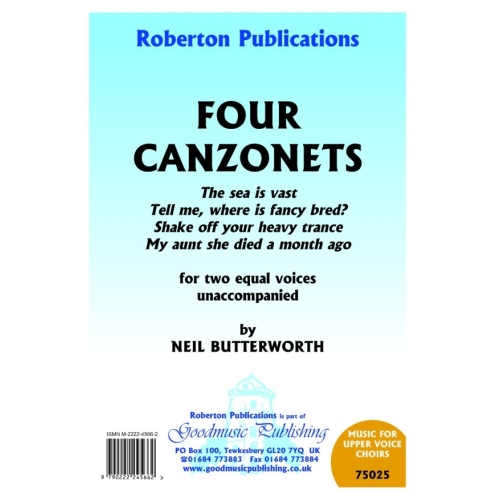 Butterworthn - Four Canzonets