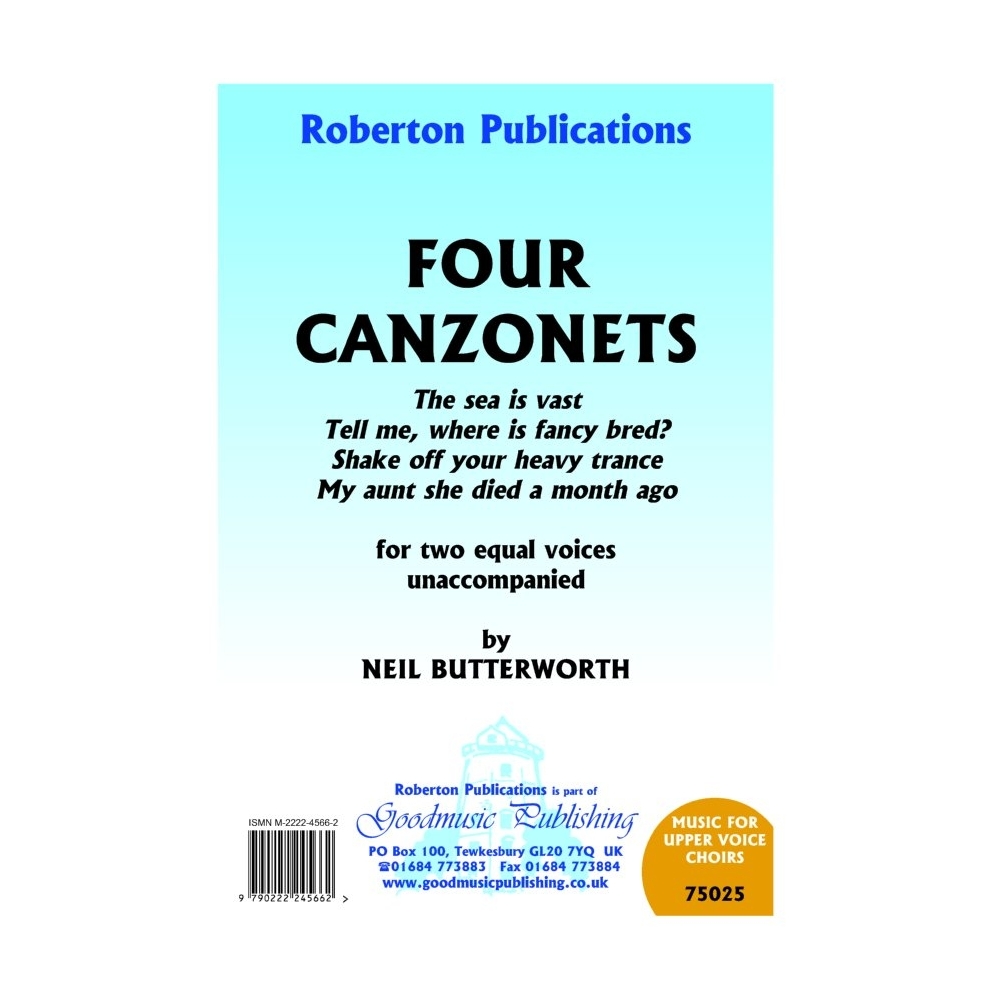 Butterworthn - Four Canzonets