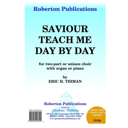 Thiman - Saviour Teach Me...