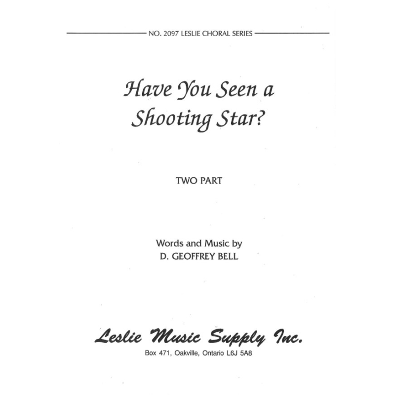 Bell - Have You Seen A Shooting Star?