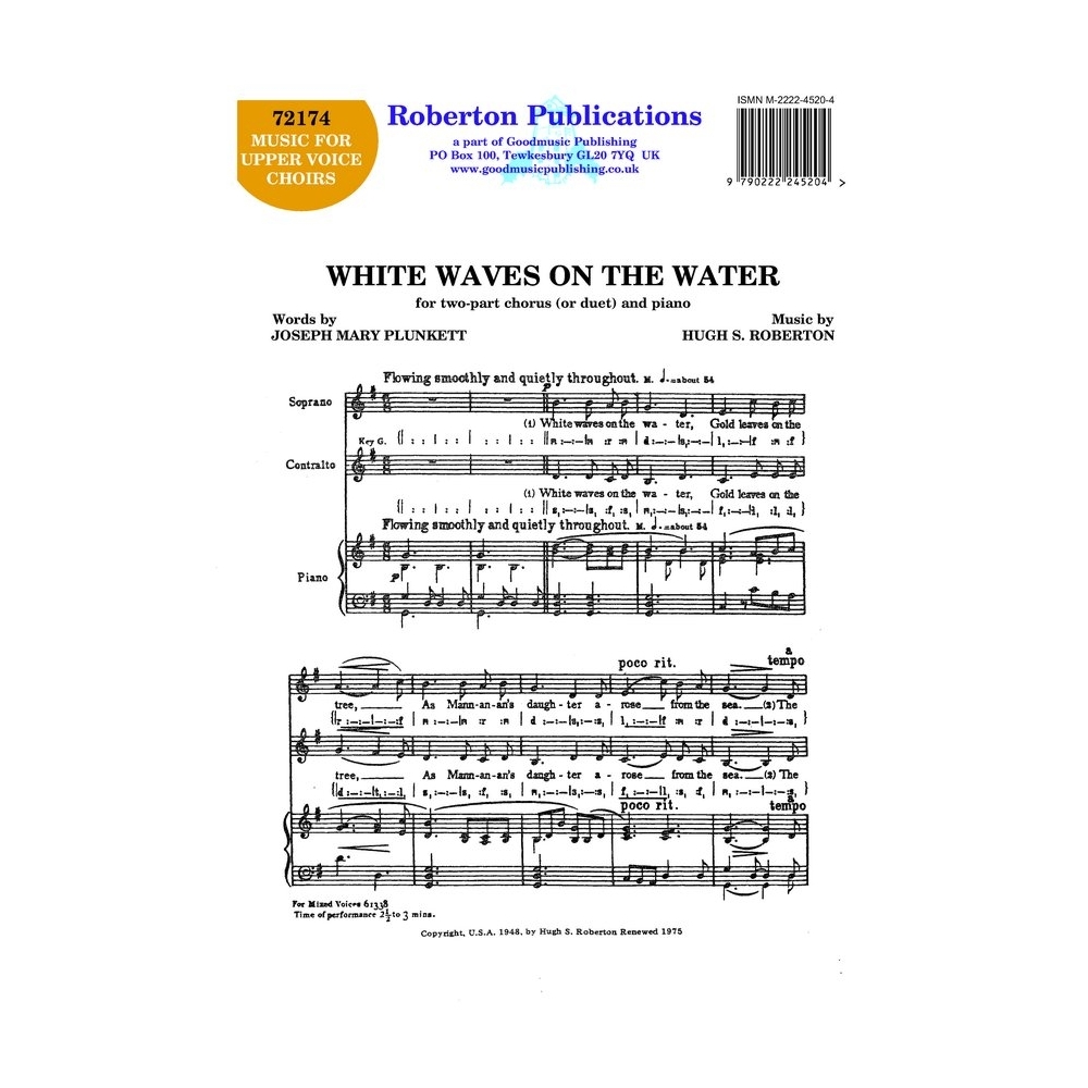 Roberton - White Waves On the Water