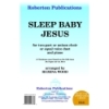 Wood, R - Sleep Baby Jesus