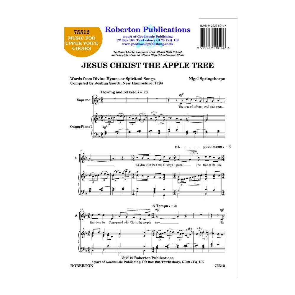Springthorpe - Jesus Christ the Apple Tree
