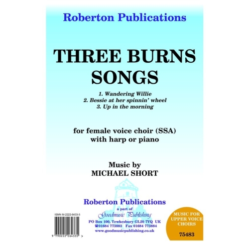 Short, M - Three Burns Songs