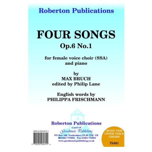 Bruch - Four Songs Op.6/1...