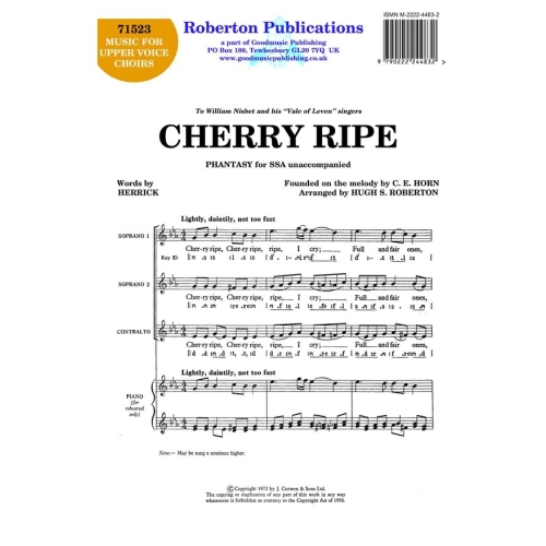 Roberton - Cherry Ripe