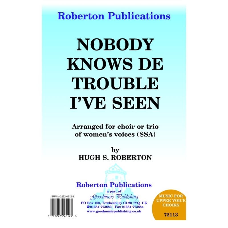 Roberton - Nobody Knows De Trouble I See