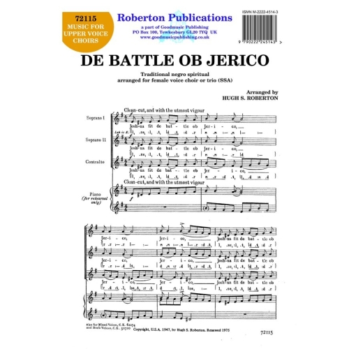 Roberton - De Battle Ob Jerico
