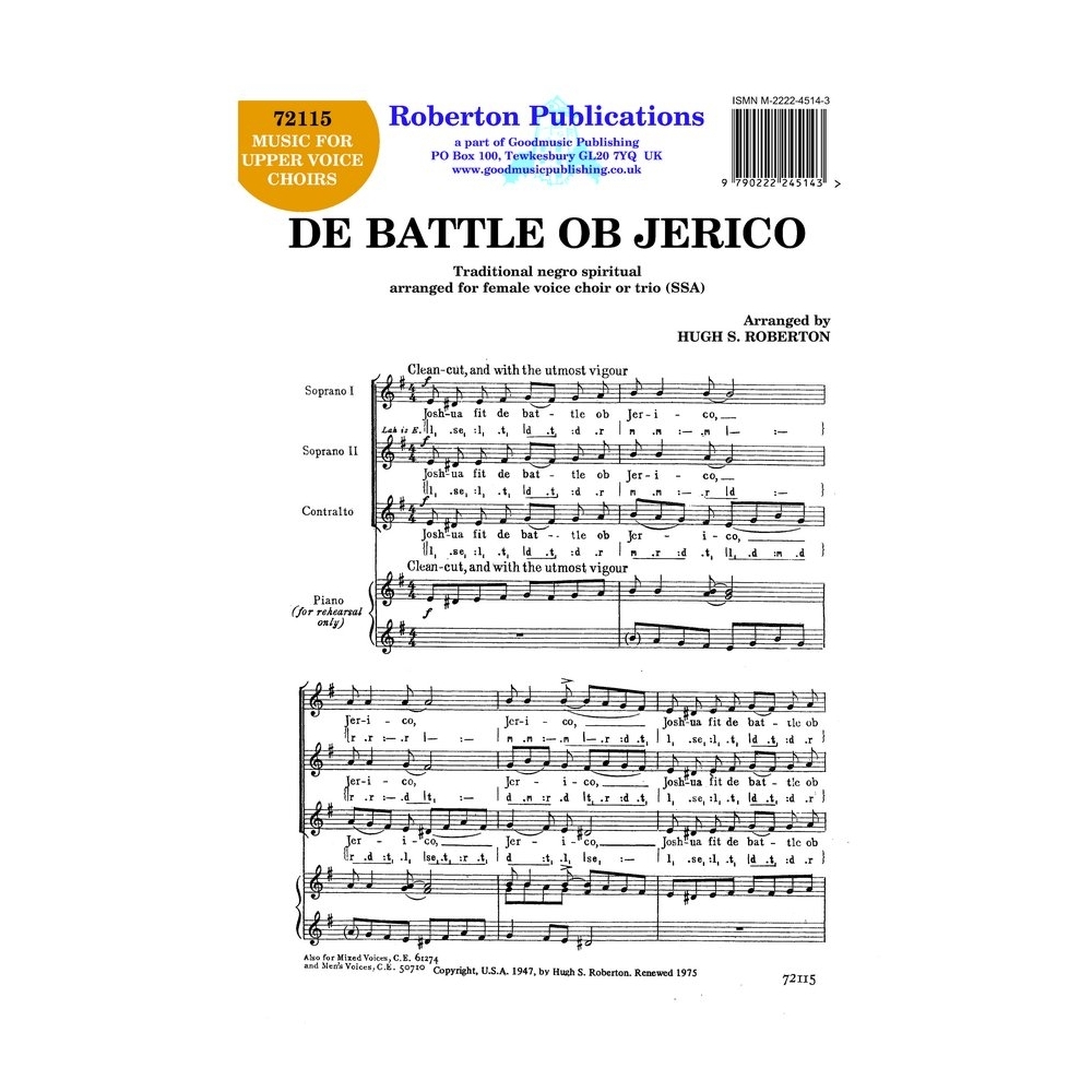 Roberton - De Battle Ob Jerico
