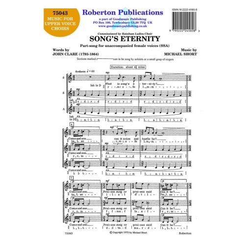 Short, M - Song's Eternity
