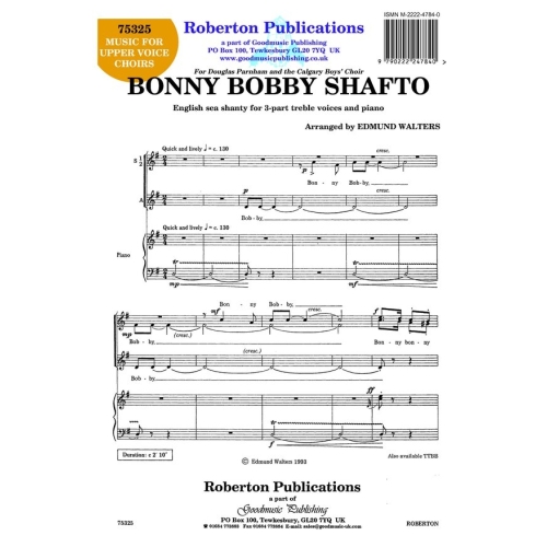 Walters, E - Bonny Bobby...