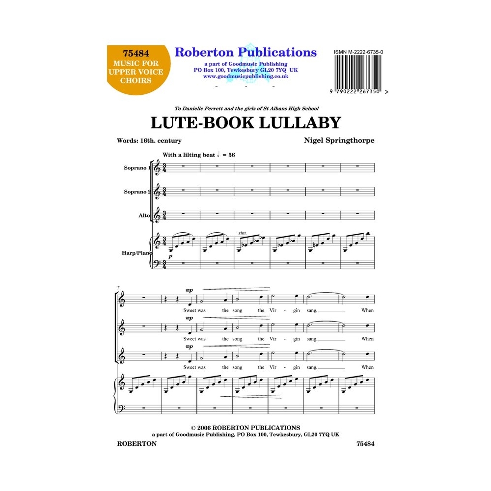 Springthorpe - Lute-Book Lullaby