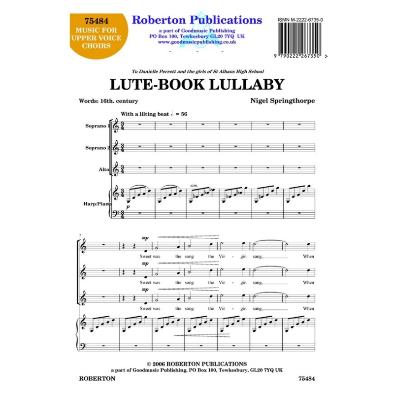 Springthorpe - Lute-Book Lullaby
