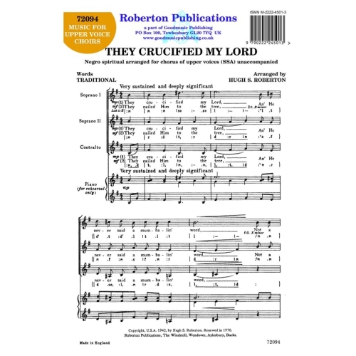 Roberton - They Crucified...