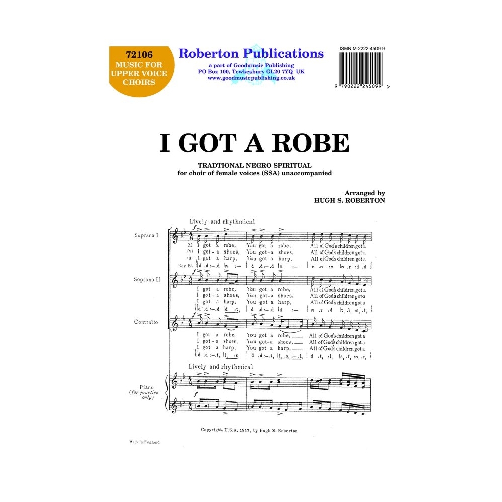 Roberton - I Got A Robe