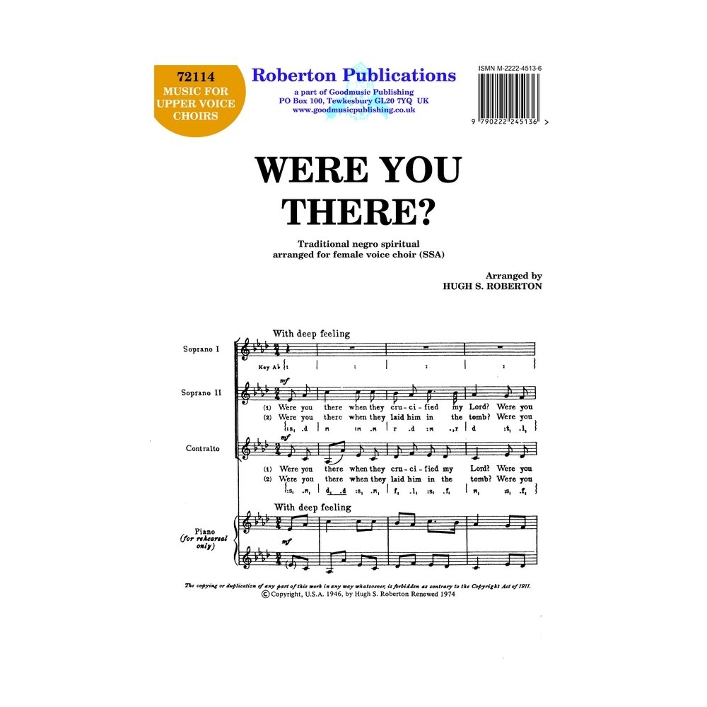 Roberton - Were You There?