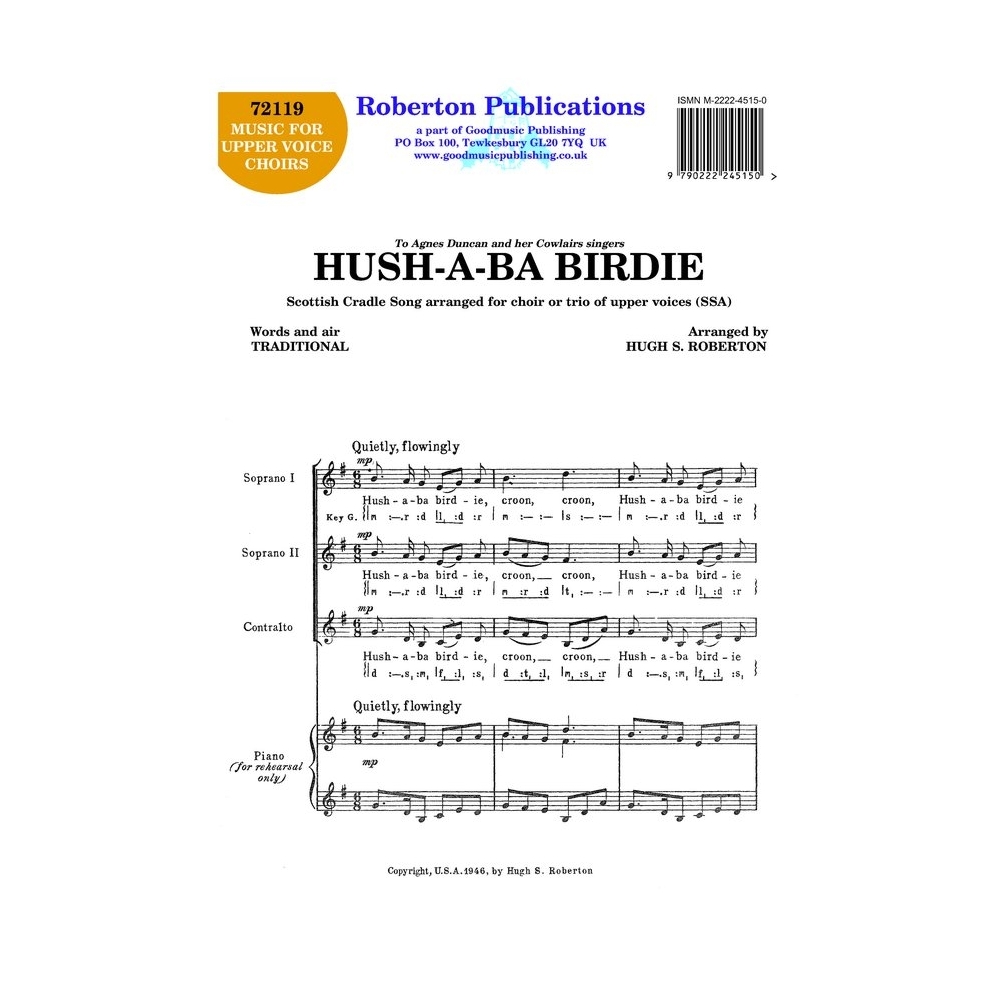 Roberton - Hush-a-Ba Birdie