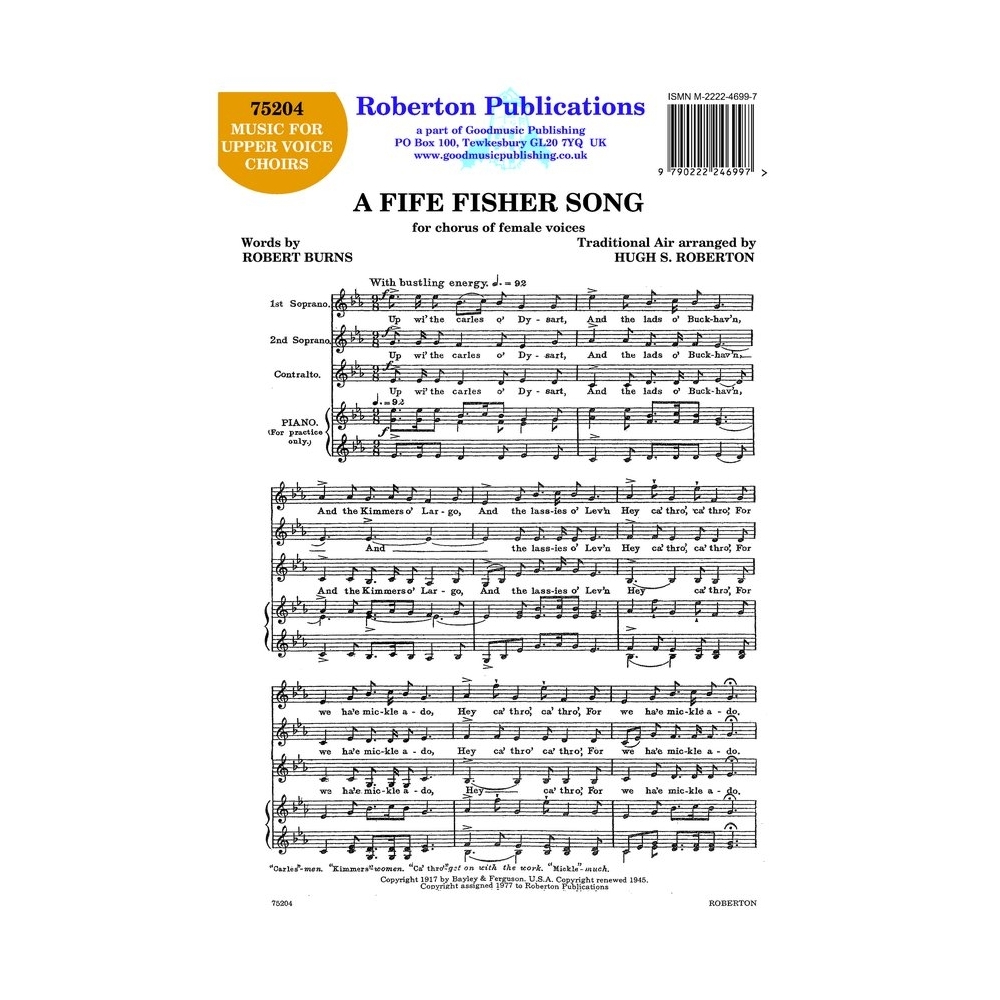 Roberton - Fife Fisher Song