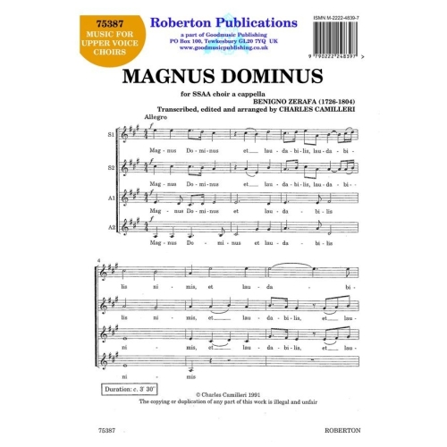 Zerafa - Magnus Dominus...