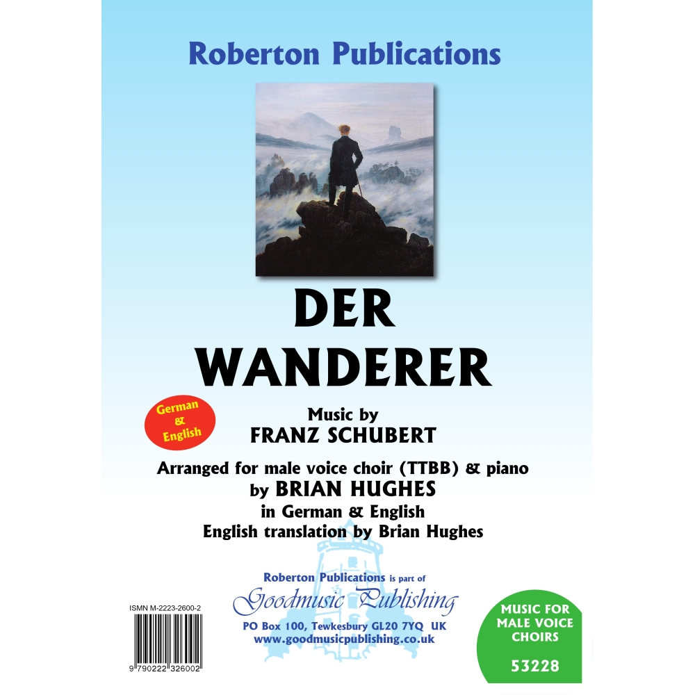 Schubert - Der Wanderer (Ger/Eng) arr Hughes