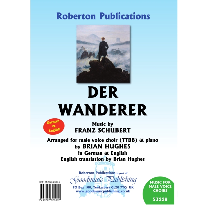 Schubert - Der Wanderer (Ger/Eng) arr Hughes