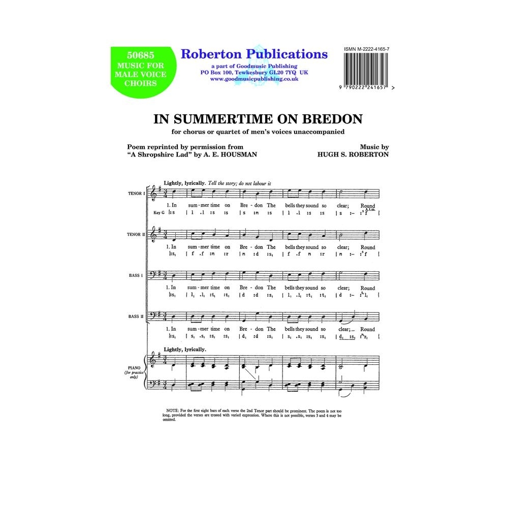 Roberton - In Summertime On Bredon