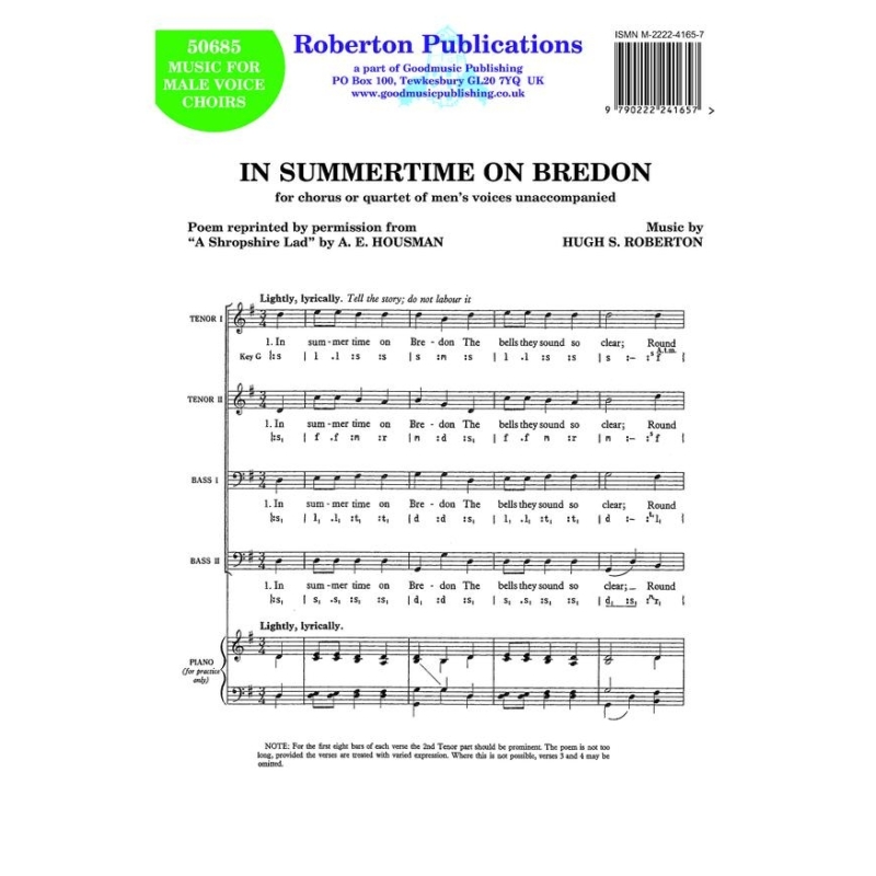 Roberton - In Summertime On Bredon