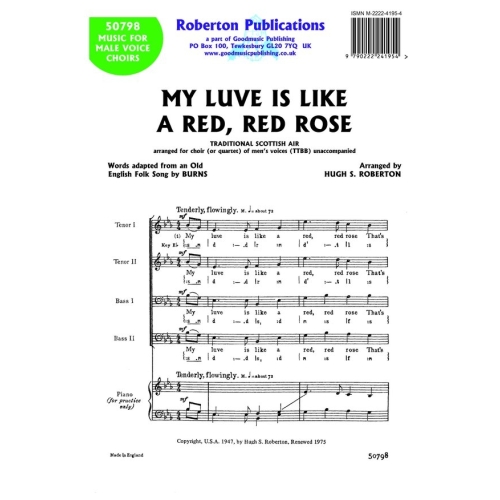 Roberton - My Luve is Like a Red Red Rose
