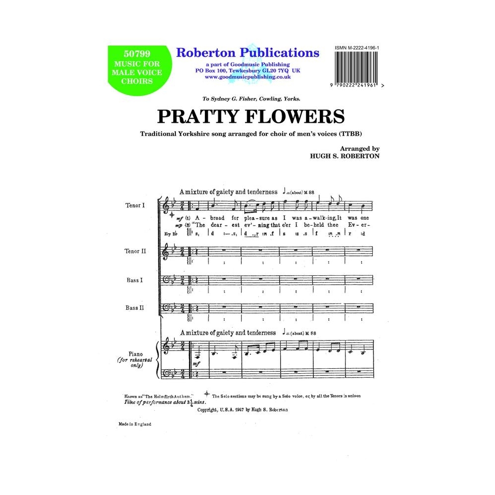 Roberton - Pratty Flowers