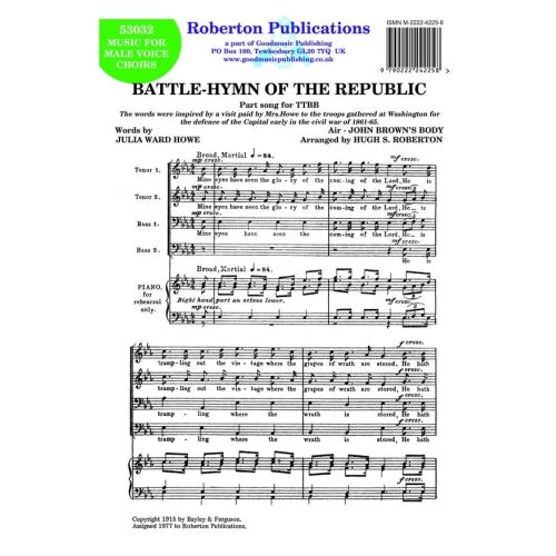 Roberton - Battle-Hymn of...