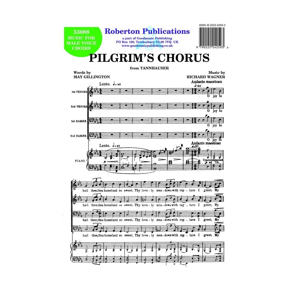Wagner, R - Pilgrims Chorus from Tannhauser