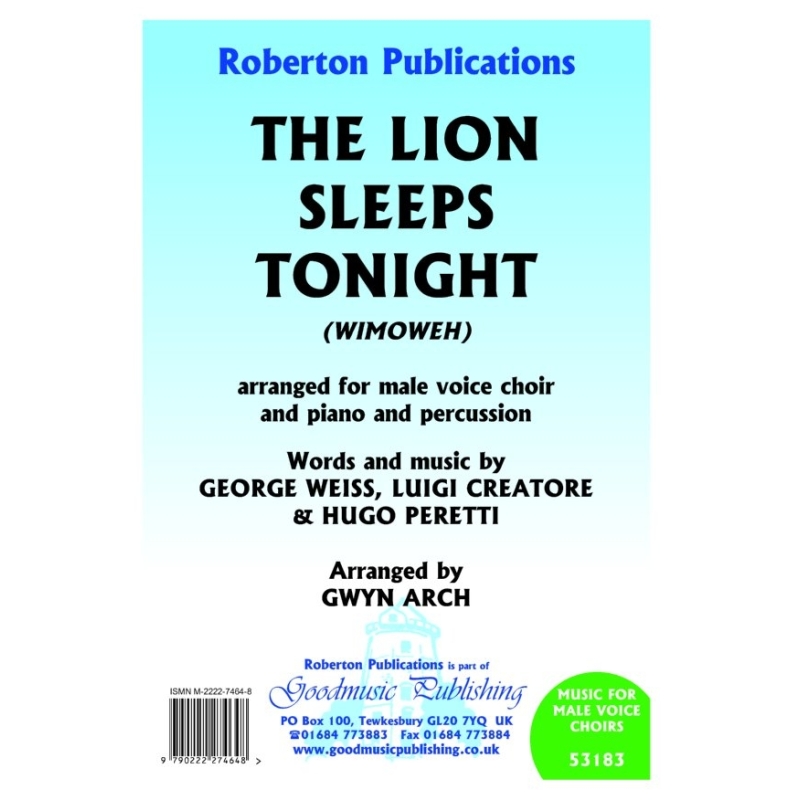 Weiss - Lion Sleeps Tonight Wimoweh (Arch)
