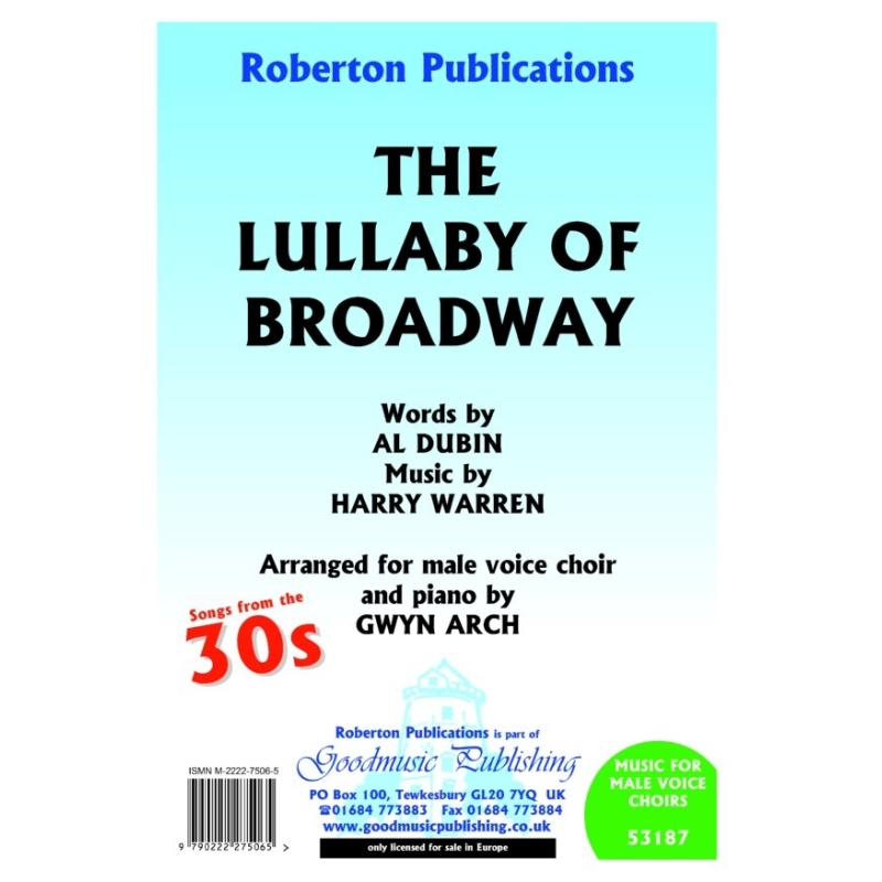 Warren - Lullaby of Broadway (arr.Arch)